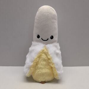 Squishable Peeled‎ Banana Plush Smiling Face Stuffed Toy Beanbag
